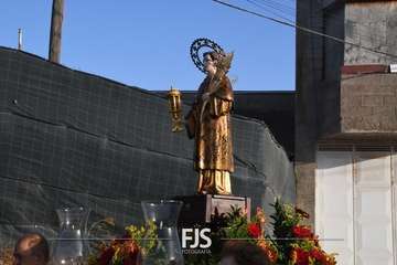 Romería popular, procesión y misa en El Caracol en la despedida de sus fiestas/TA y Francisco Javier Santana.